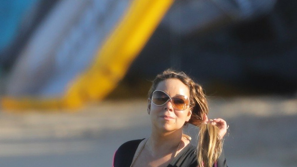 Mariah Carey dovolenkuje v Karibiku