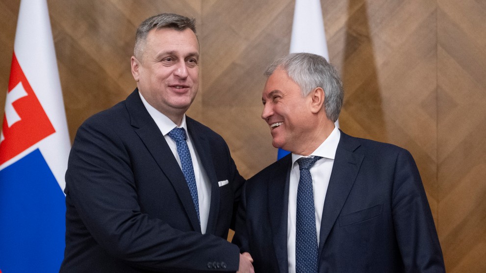 Podpredseda NR SR Andrej Danko sa v Moskve stretol s predsedom ruskejŠátnej Dumy Vjačeslavom Volodinom