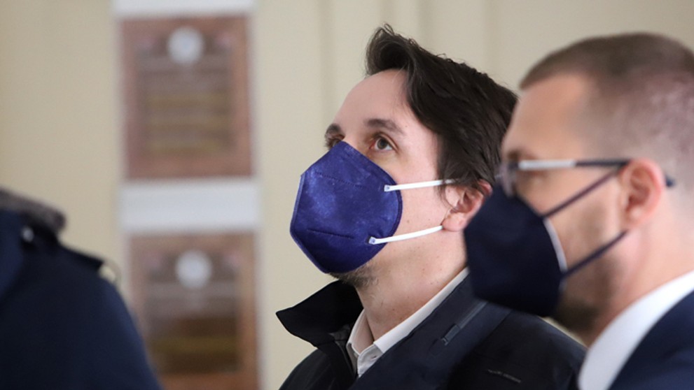 Bývalý viceprezident finančnej správy Daniel Čech na ŠTS v Banskej Bystrici.