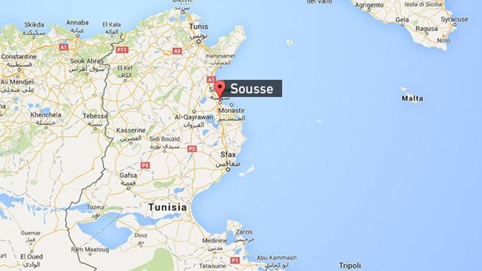 Útok sa stal na tomto mieste.