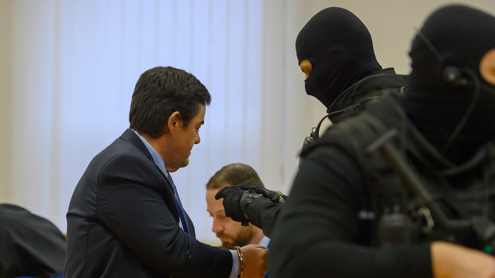 Obžalovaní Marian Kočner, Alena Zsuzsová a Tomáš Szabó.