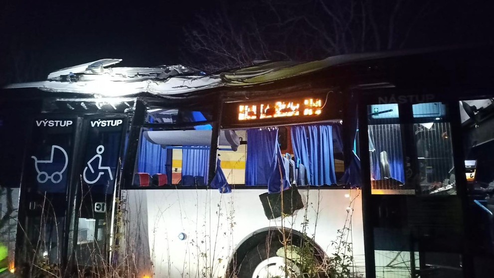 Nehoda autobusu pri Košiciach