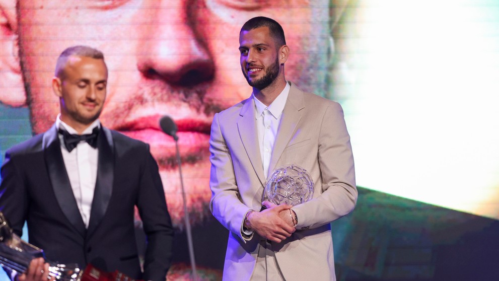 Druhé miesto v ankete Futbalista roka 2023 obsadil David Hancko.