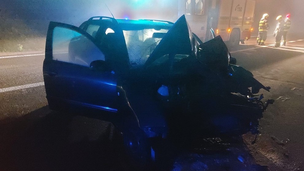 Dopravná nehoda pri Považskej Bystrici.