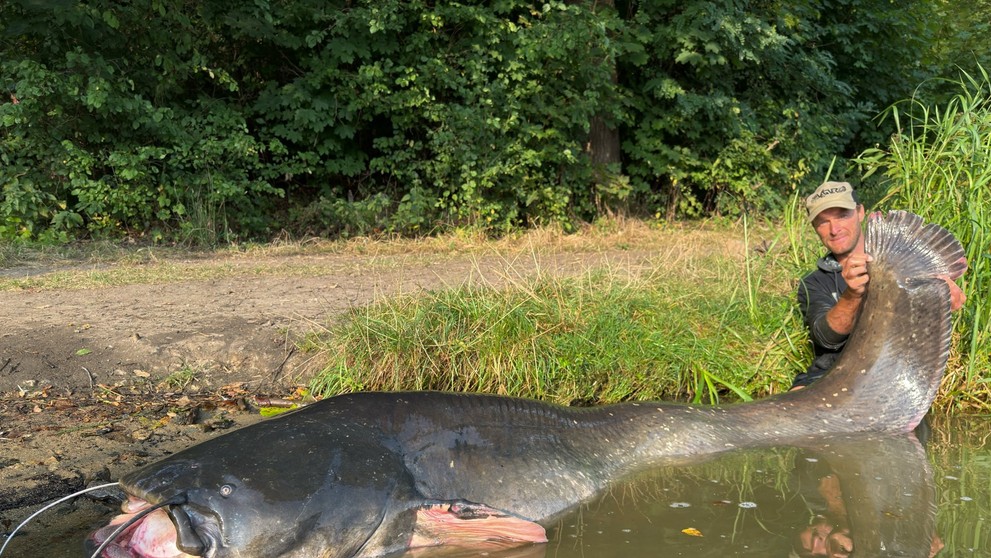 Jakub Vágner chytil rekordného sumca.