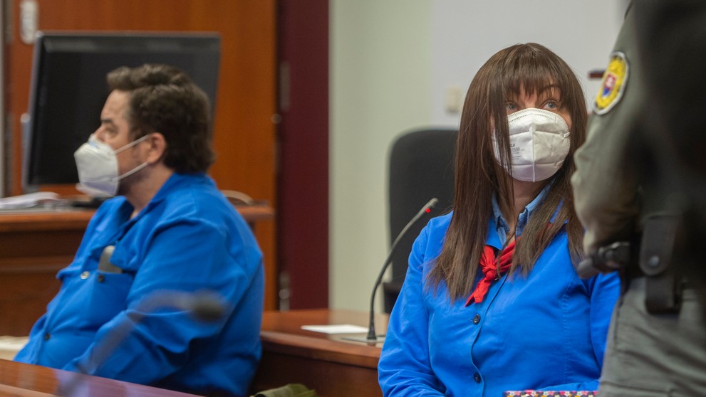 Na snímke Marian Kočner a Alena Zsuzsová