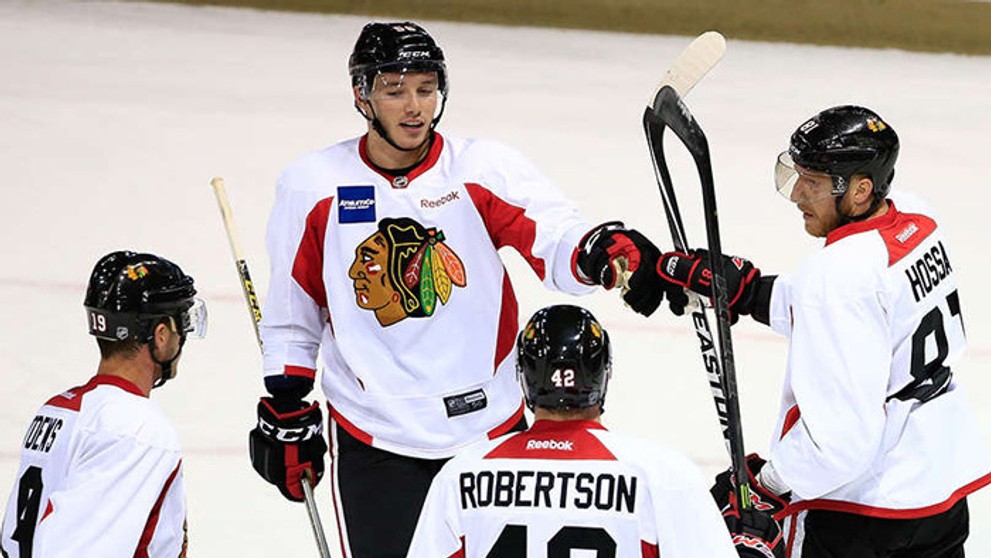 Marko Daňo a Marián Hossa sú v kempe v jednom útoku.