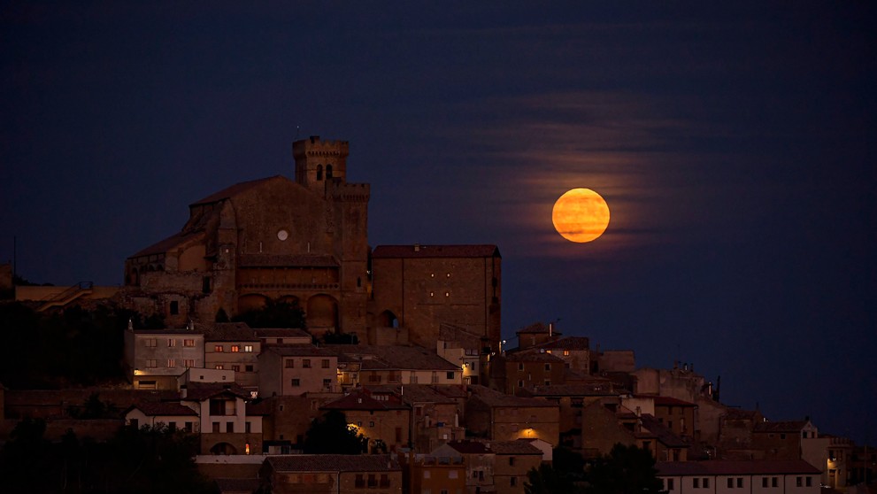 Modrý mesiac (Ujue, Španielsko)