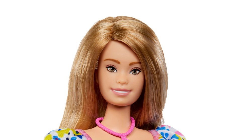 Bábika Barbie s Downovým syndrómom.