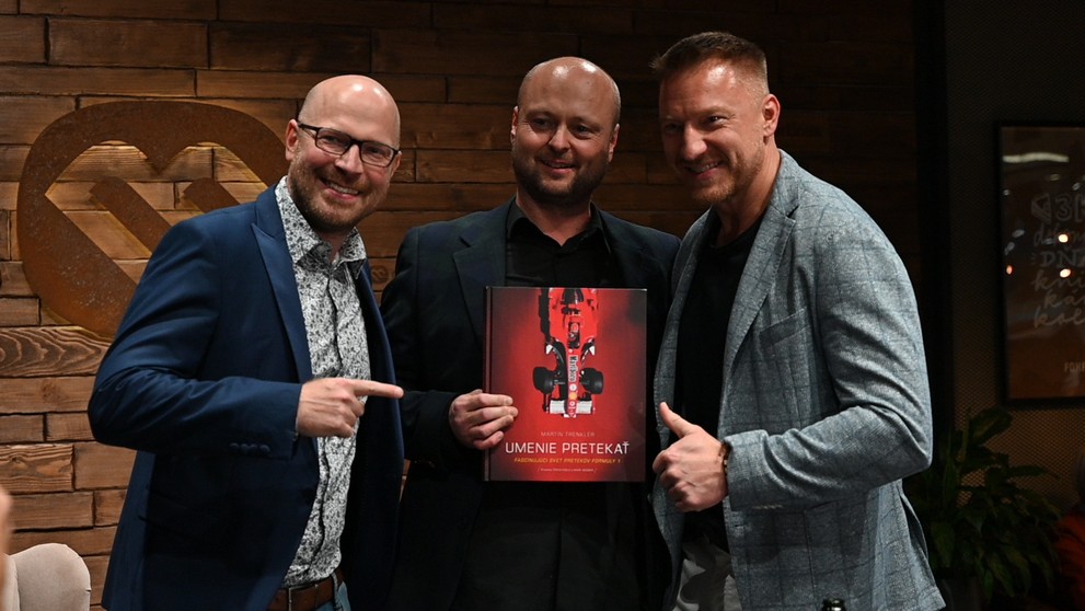 Števo Eisele, Martin Trenkler a Marián Hossa.