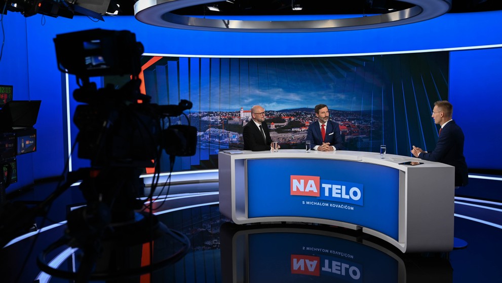 Juraj Blanár a Richard Sulík v relácii Na telo.