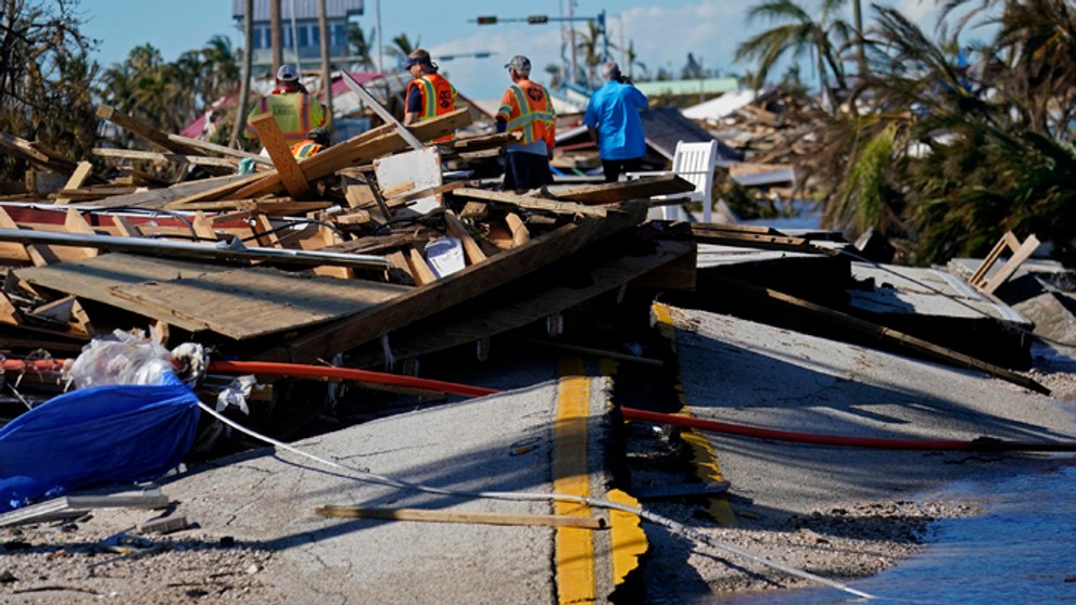 Následky po hurikáne Ian.
