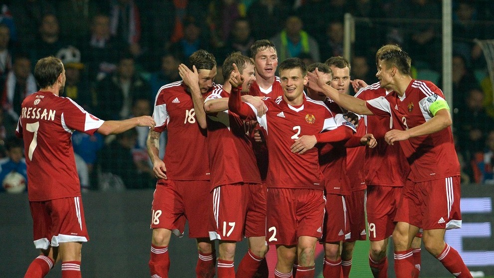 Bielorusi sa radujú z gólu v súboji so Slovenskom.jpg