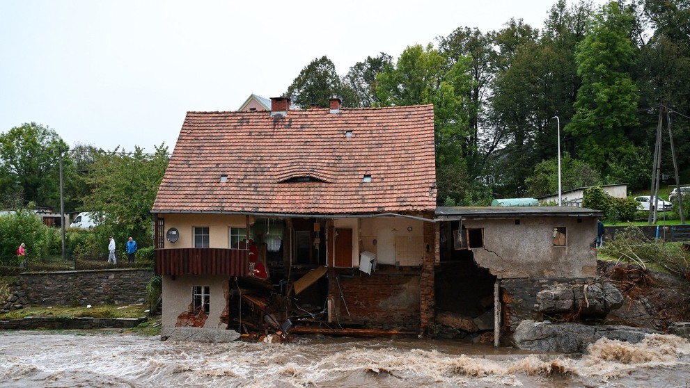 Záplavy v Poľsku.