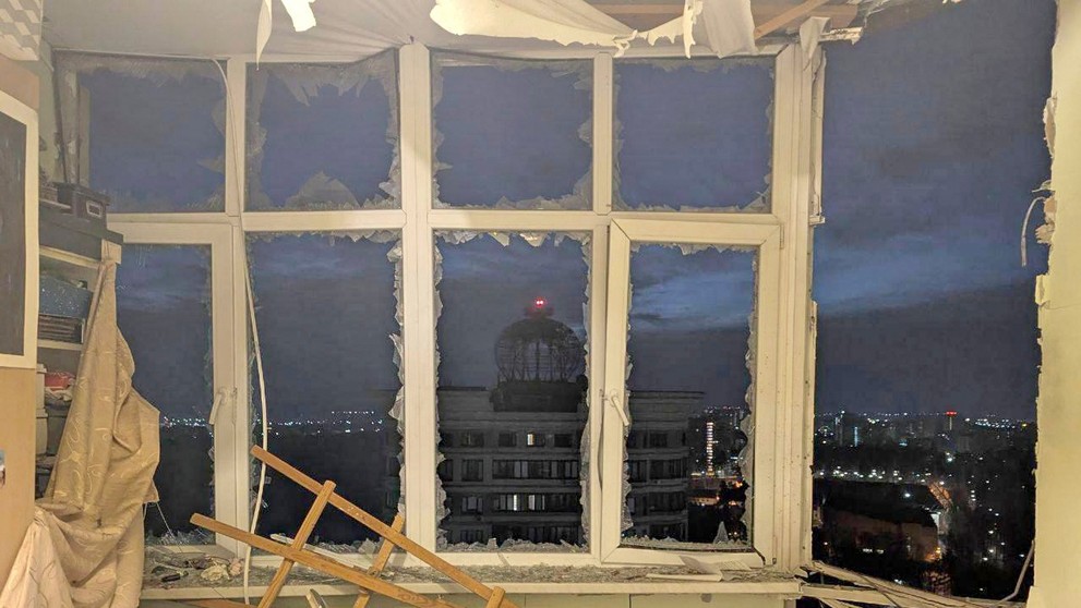 Útok dronov v Moskve. 