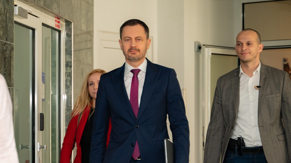 Peter Pellegrini a Eduard Heger v relácii Na telo.