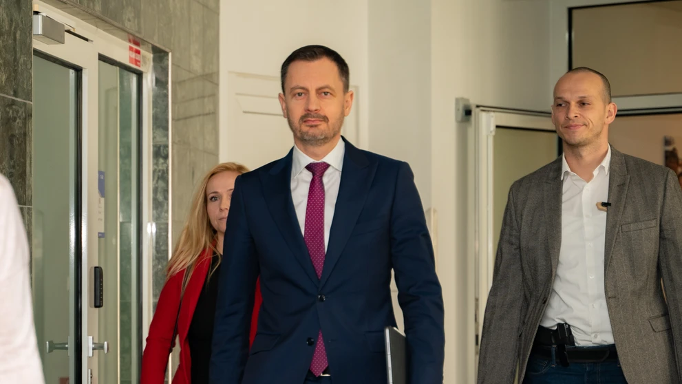 Peter Pellegrini a Eduard Heger v relácii Na telo.
