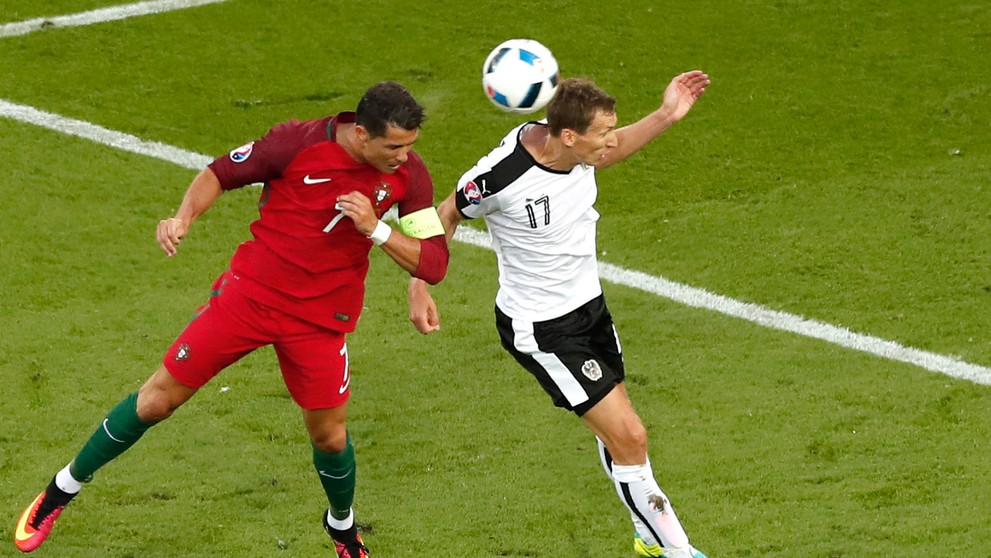 Snímky zo zápasu Portugalsko - Rakúsko