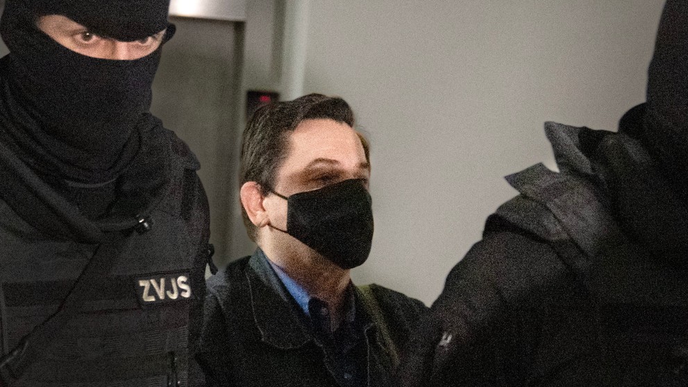 Obžalovaný Marian Kočner prichádza na súdny proces v kauze Kuciak.