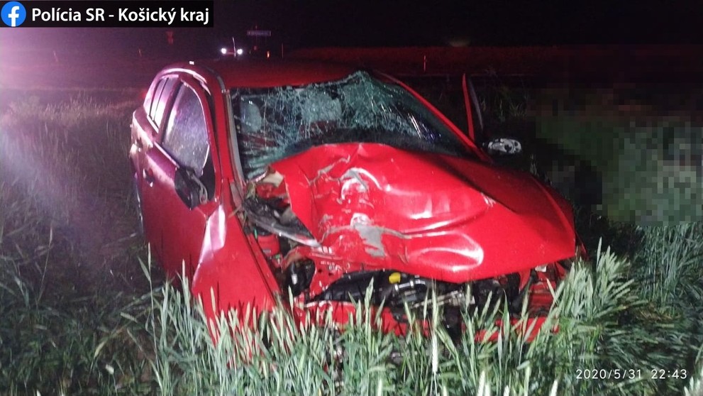 Nehoda v Sobranciach.