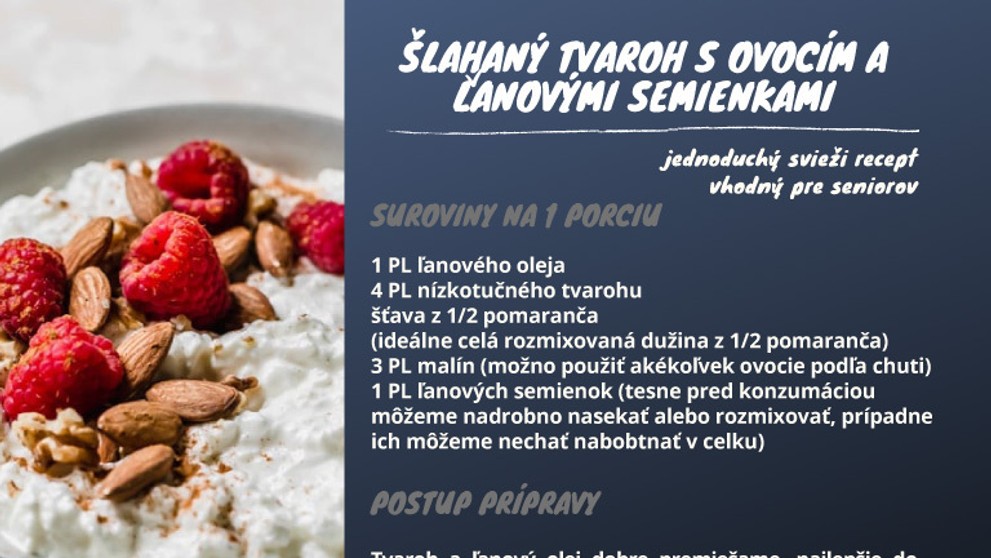 Malá kuchárka pre seniorov.