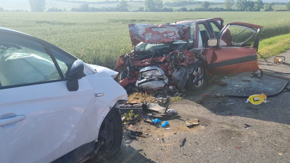 Vážna nehoda na ceste medzi Ostraticami a Žabokrekmi nad Nitrou.