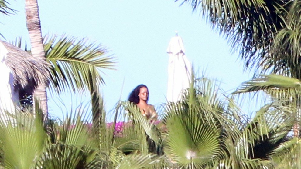 Rihanna oddychuje v Mexiku.