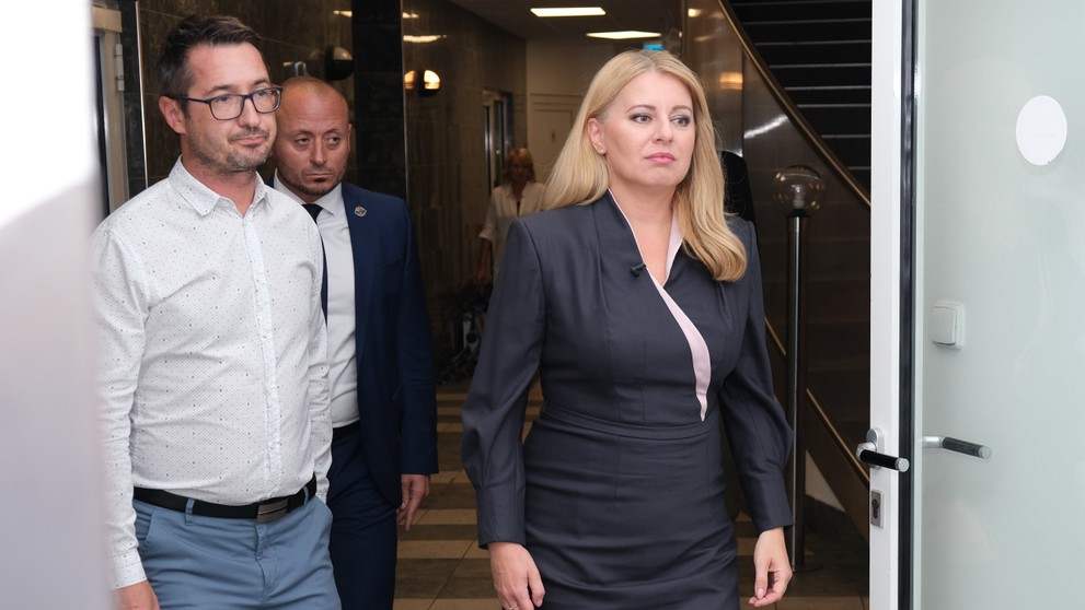 Zuzana Čaputová v Televíznych novinách.