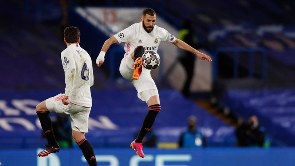 Hráč Realu Madrid Karim Benzema.