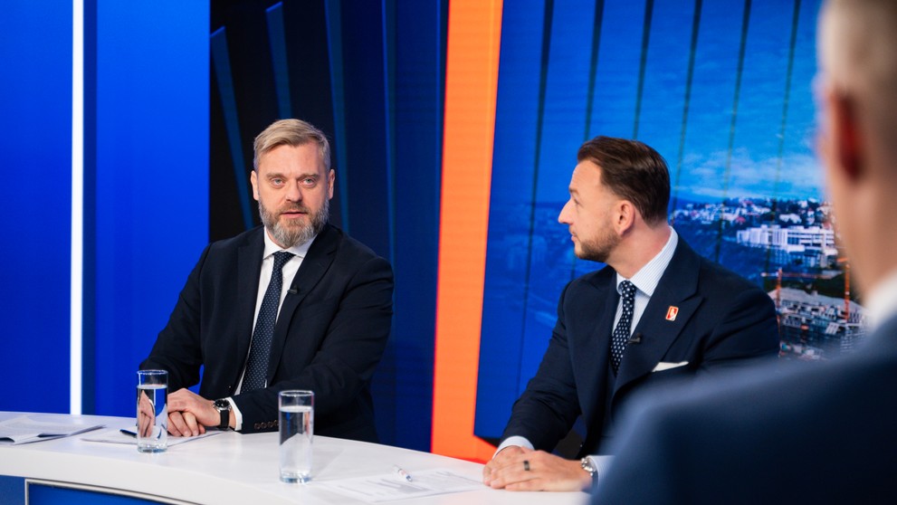 Juraj Krúpa a Matúš Šutaj Eštok v relácii Na telo