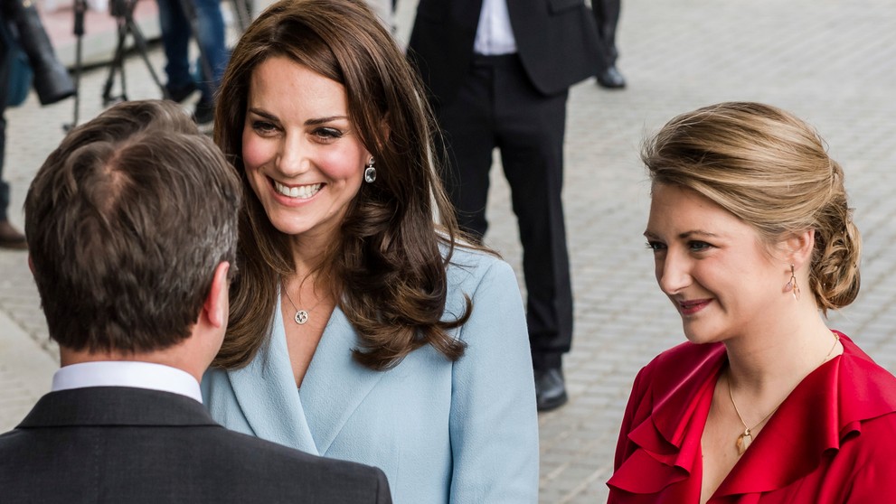 Kate Middleton na návšteve Luxemburska. 