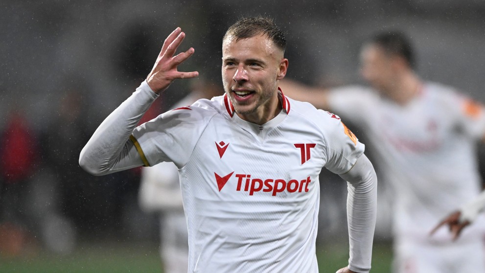 Na snímke Njegoš Kupusovič (AS Trenčín).