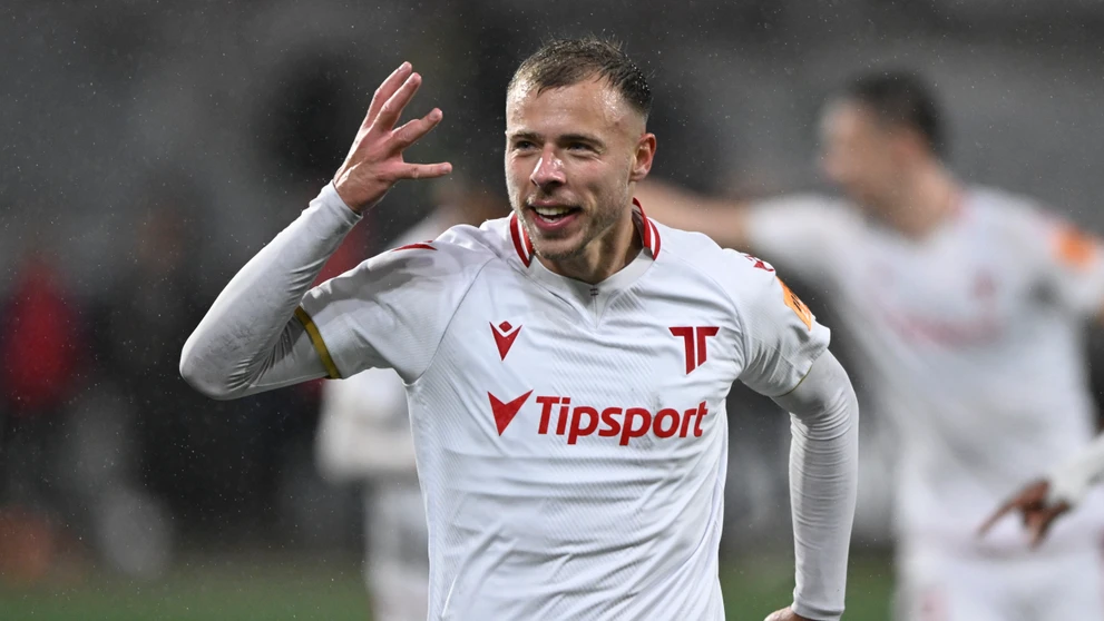 Na snímke Njegoš Kupusovič (AS Trenčín).
