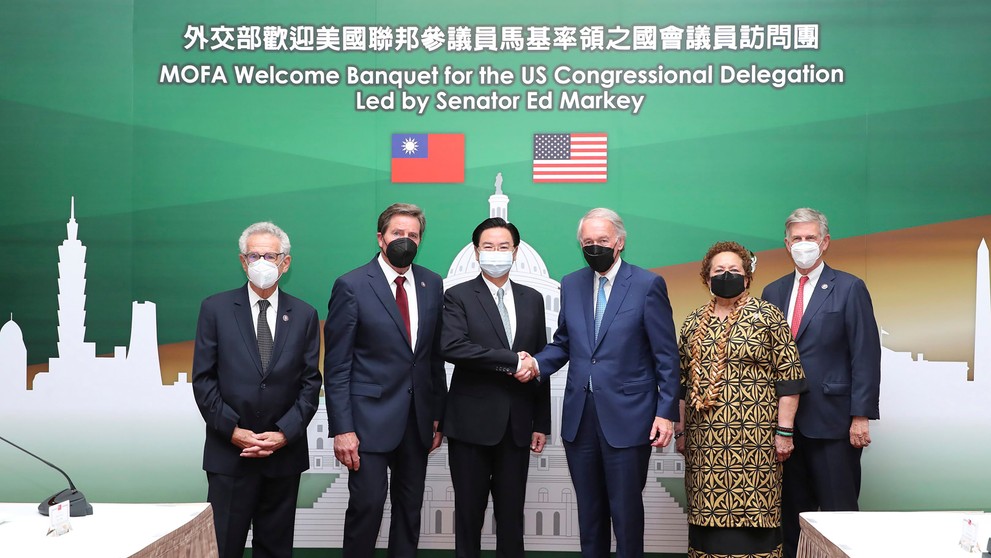 Americká delegácia s taiwanským ministrom