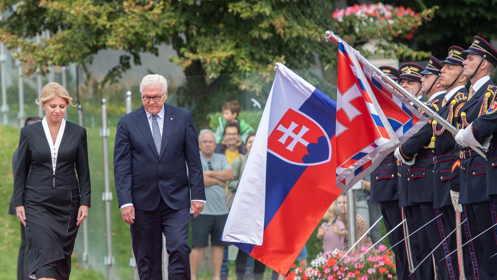 Prezidentka privítala nemeckého prezidenta.