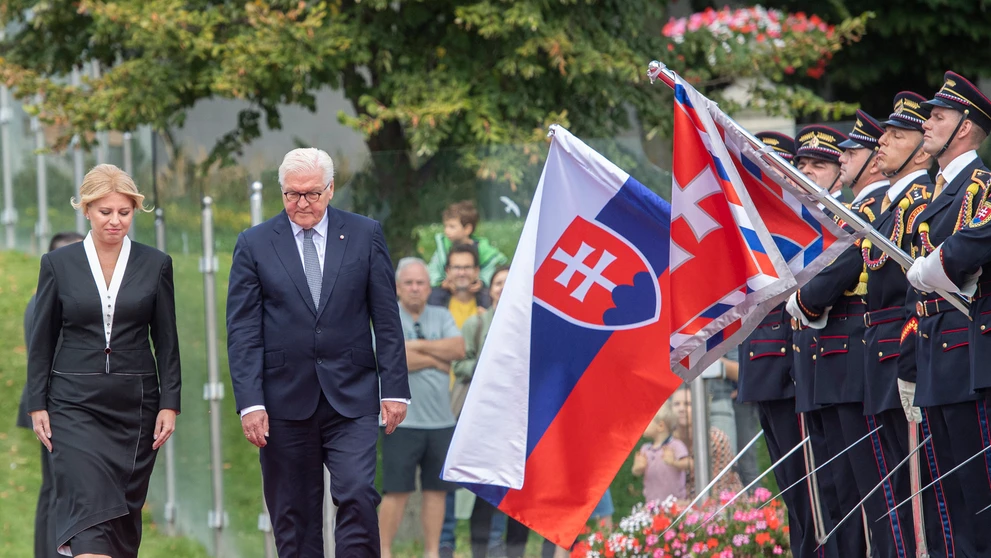 Prezidentka privítala nemeckého prezidenta.