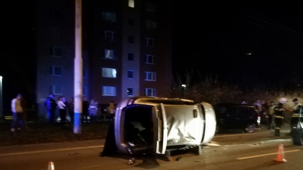 Ďalšia večerná nehoda v Prešove.