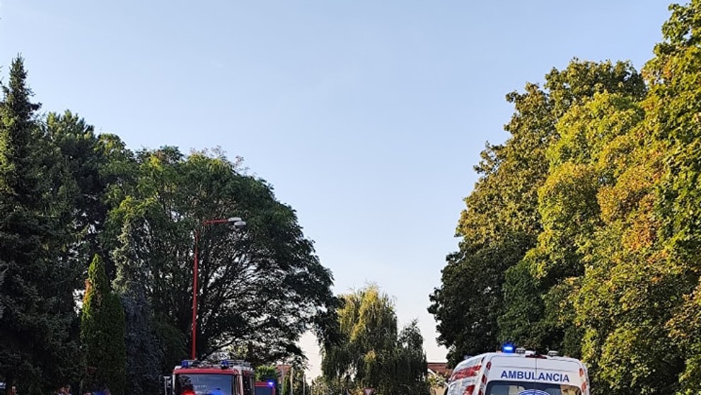 Požiar a výbuch v Trnave.