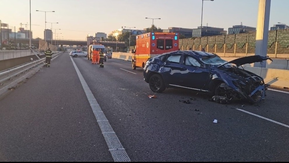 Nehoda v Petržalke.