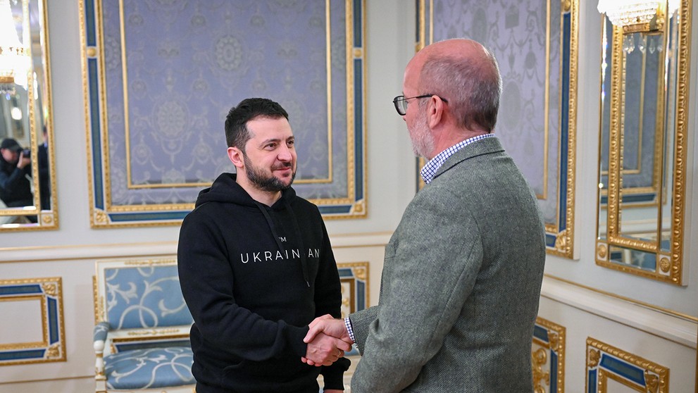 Rastislav Káčer na Ukrajine.