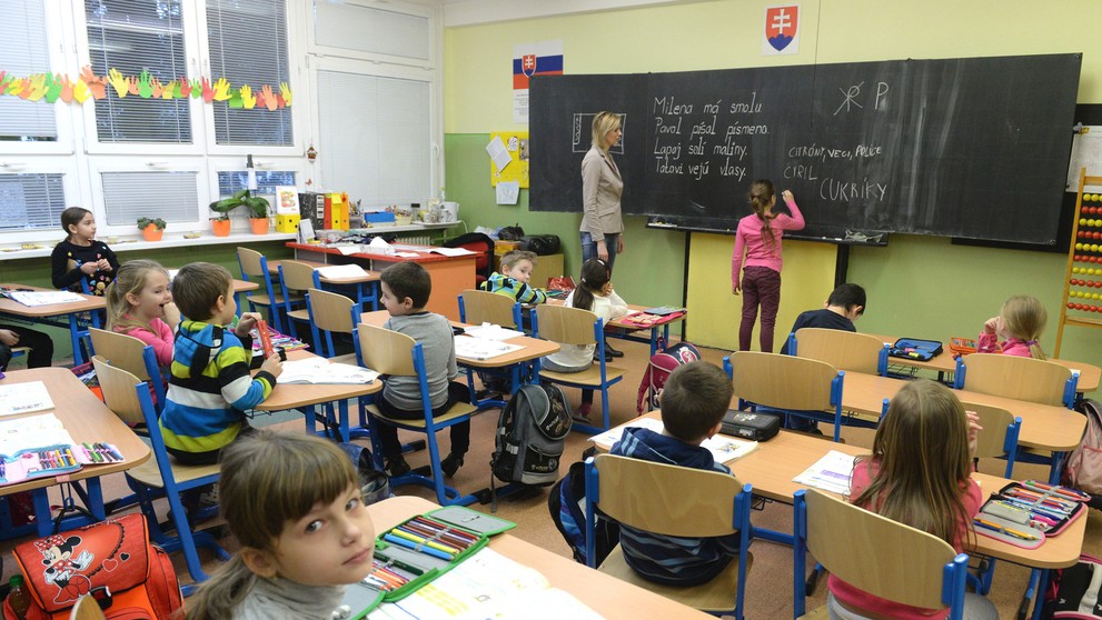 Školská trieda - ilustračná snímka