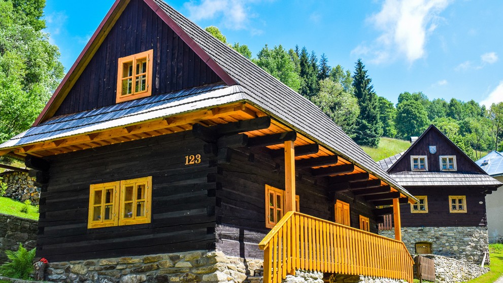 Zrekonštruované drevenice 