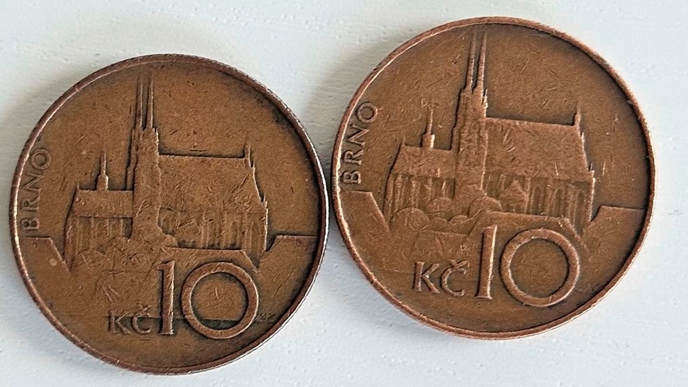 Vzácna desaťkorunáčka z roku 1993.