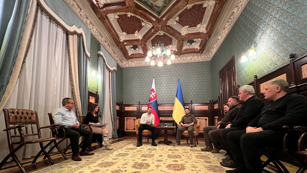 Rokovanie Eduarda Hegera v Kyjeve.