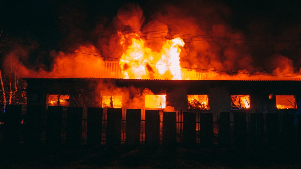 Veľký požiar v Spišských Tomášovciach.