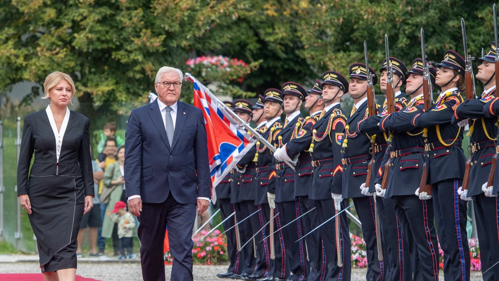 Prezidentka privítala nemeckého prezidenta.