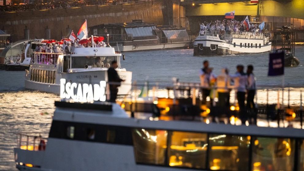 Slováci na otváracom ceremoniáli LOH 2024.