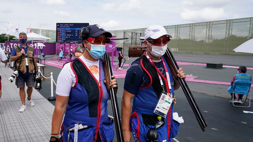 Jana Špotáková a Marián Kovačócy na OH v Tokiu.