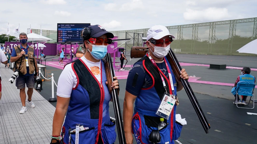Jana Špotáková a Marián Kovačócy na OH v Tokiu.