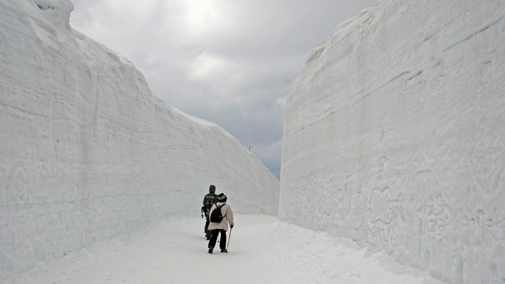 Cesta Tateyama Kurobe v Japonsku